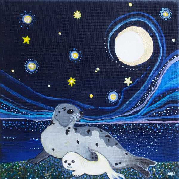 Anon - Seal Mother and Child